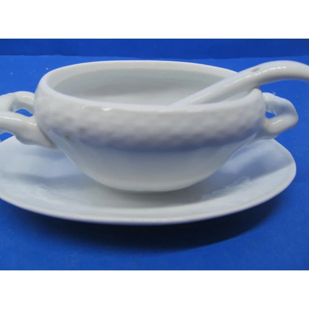 Mikasa Medici Small Mustard pot Condiment Dish With Lid And Spoon